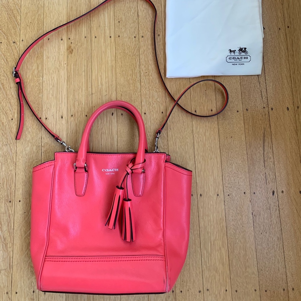Coach Legacy Mini Tote Tanner with Silk Bag